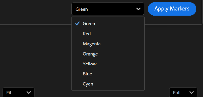 Step 5: Choose your desired marker color from the dropdown menu